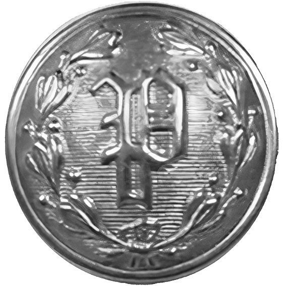 P Button Silver